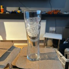 X12 Peroni half pint glasses