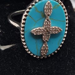 sterling silver  ring size Q