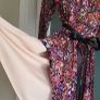 maje 100% silk floral dress layered dress Sz 38 - Fit 10UK - Rrp 295 BNWT Image 5