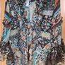 frilled cardigan like top Image 3