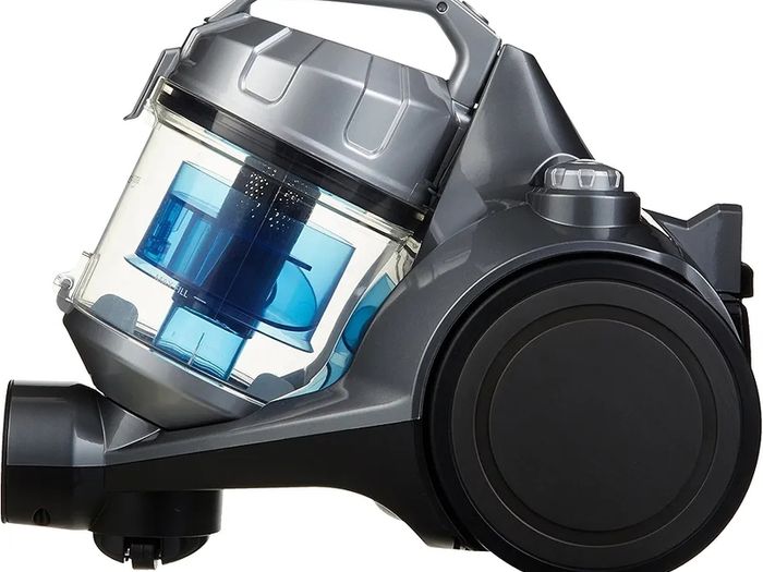 Cylinder Bagless Vacuum Cleaner with HEPA filter for Hardfloor, Carpet & Car, Compact & Lightweight, 700W, 1.5L, Black