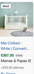 Mamas and Papas Cot