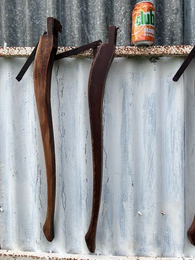 4 Old table legs