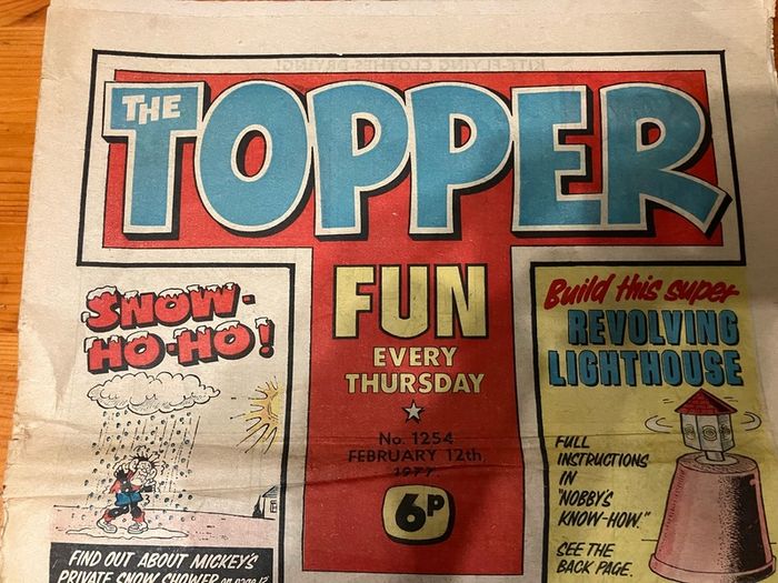 Comic: 'The Topper' no. 1254 (12th February 1977)