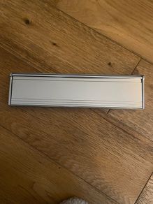 Letter Box Stormguard Brush Letter Plate Chrome