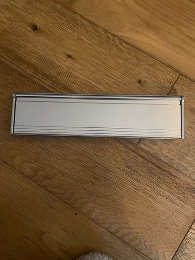 Letter Box Stormguard Brush Letter Plate Chrome