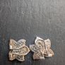 earrings leaf silver Image 3