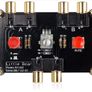 Nobsound Little Bear MC1022 Mini 2(1)-IN-1(2)-OUT RCA Stereo Audio Switcher Passive Selector Splitter Box (Black (RCA Version)) Image 8