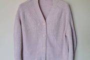 Cos pink cotton cardigan Size large ptp 24" button up in excellent condition