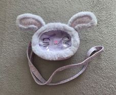 Bunny shaped small kids' side bag