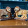 Antique Pottery Lions Image 7