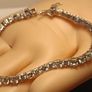 Rhodium Plated Sterling Silver 13 carat Moissanite Tennis Bracelet Image 7