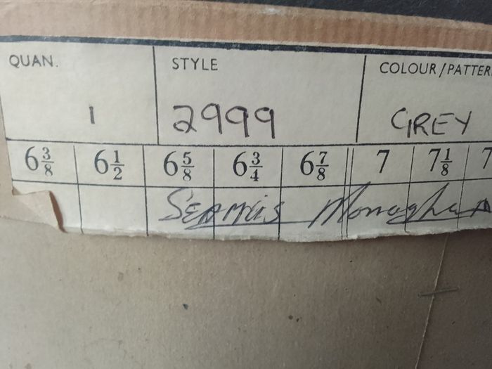 vintage  christy of london top hat with box for sale