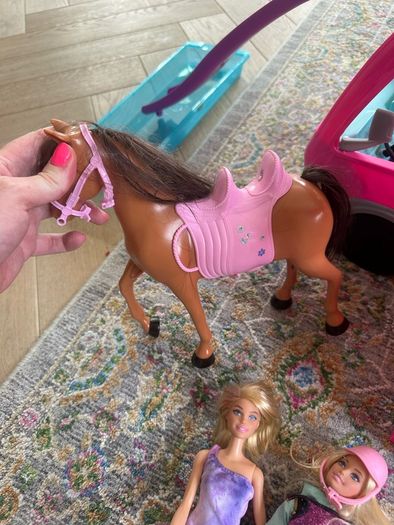 Barbie Campervan/Slide/Pool/Dolls/Accessories