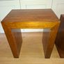 Nest of tables - Walnut pair of tables from Next. Image 2