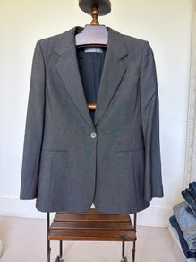 Max Mara charcoal grey blazer Size 12 EU 42