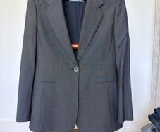 Max Mara charcoal grey blazer Size 12 EU 42