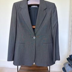 Max Mara charcoal grey blazer Size 12 EU 42