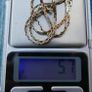 Vintage 9 Ct Gold 375 Chain Necklace 5,7g L-16" Image 2