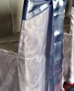 Job lot chair covers and sashes