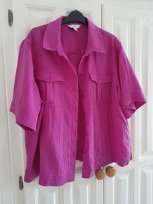 M&S  Cerise Shirt