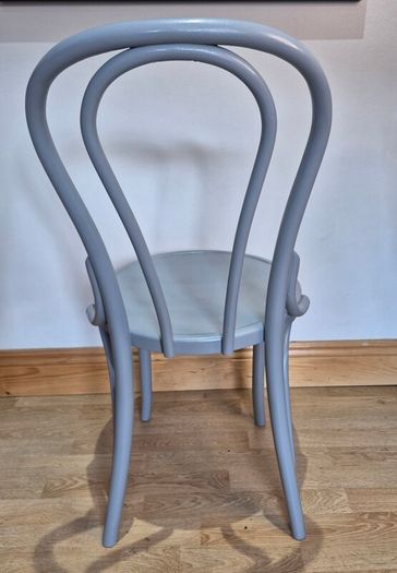 Classic Thonet No. 18 Style Bistro Chairs Slate Grey