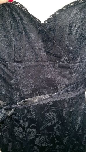 Black lace dress