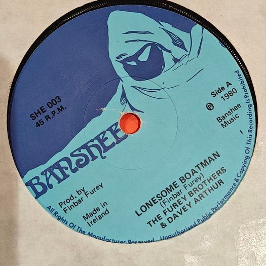 The Furey Brothers and Davey Arthur, Lonesome Boatman 7" Irish Trad Folk