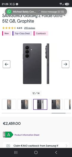 samsung galaxy z fold 8 ultra