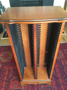 Solid wood CD rack