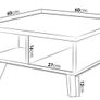Modern low coffee table Image 6