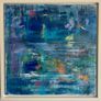 Large Framed Original Seascape in Abstract by Artist Irish Art Original Art Abstract Art Image 2