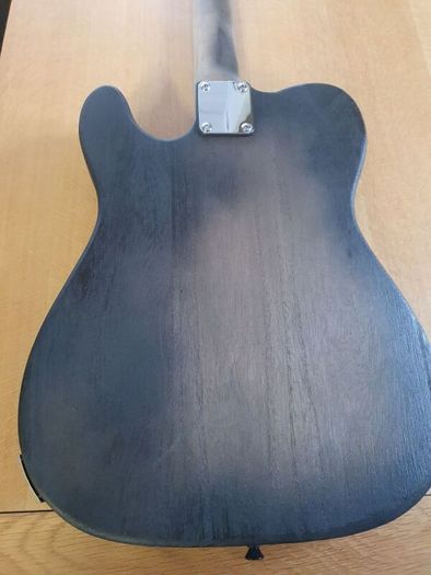 Tobacco burst Tele style electric guitar