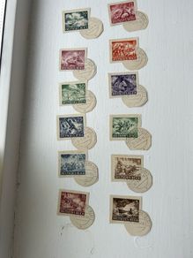 12 pcs deutscher reich Hitler stamp collection 1943