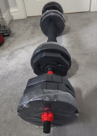 Adjustable 30 kg Weight Plate and Barbell Set