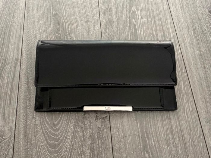 Black Patent Faith Clutch / Crossbody Bag_Like New