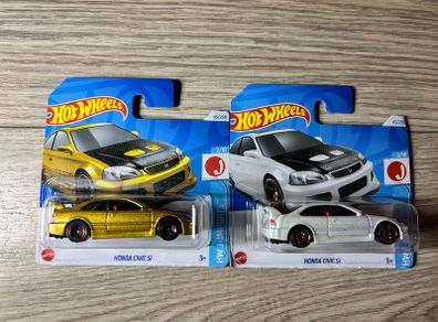 2 X Honda Civic Hot Wheels