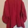 New Red blazer jacket sz 24/26 Image 4