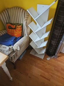 Interesting freestanding  shelf.