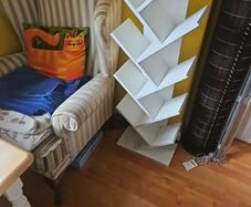 Interesting freestanding  shelf.