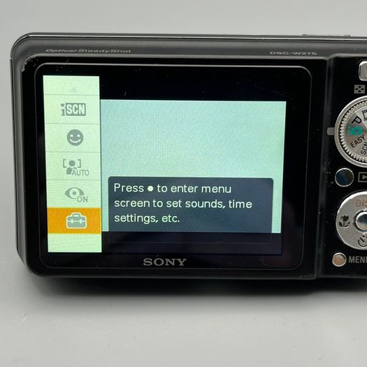 Sony DSC-W275 12.1MP Digital Camera Black - Full Kit