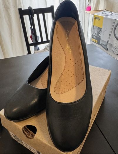 Clarks Leather Heels