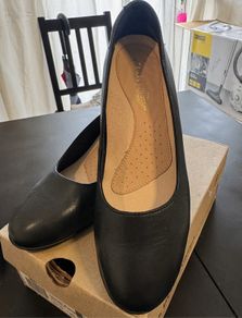 Clarks Leather Heels