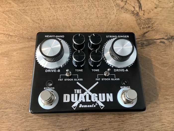 Demonfx The DualGun - dual channel Overdrive pedal (King Tone The Duellist).