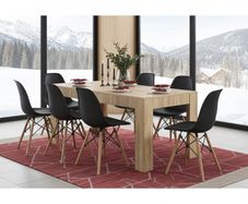 6-Seater Nordic Oak Dining Set