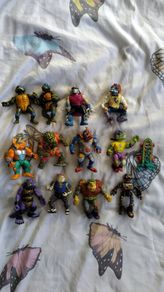 Vintage TMNT figures 1980s early 90s