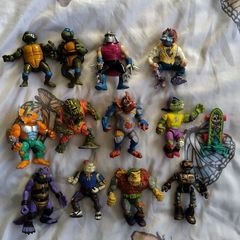 Vintage TMNT figures 1980s early 90s
