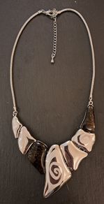 Stacked swirl Necklace