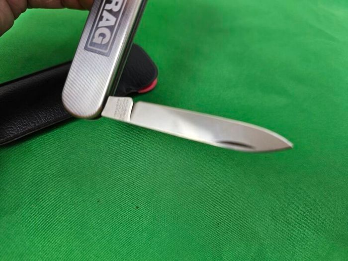 Vintage Discontinued Rare Victorinox Prince Stainless Steel 74mm Swiss Army Knife Collectable