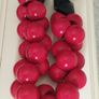 Vintage red and black necklace. Image 10